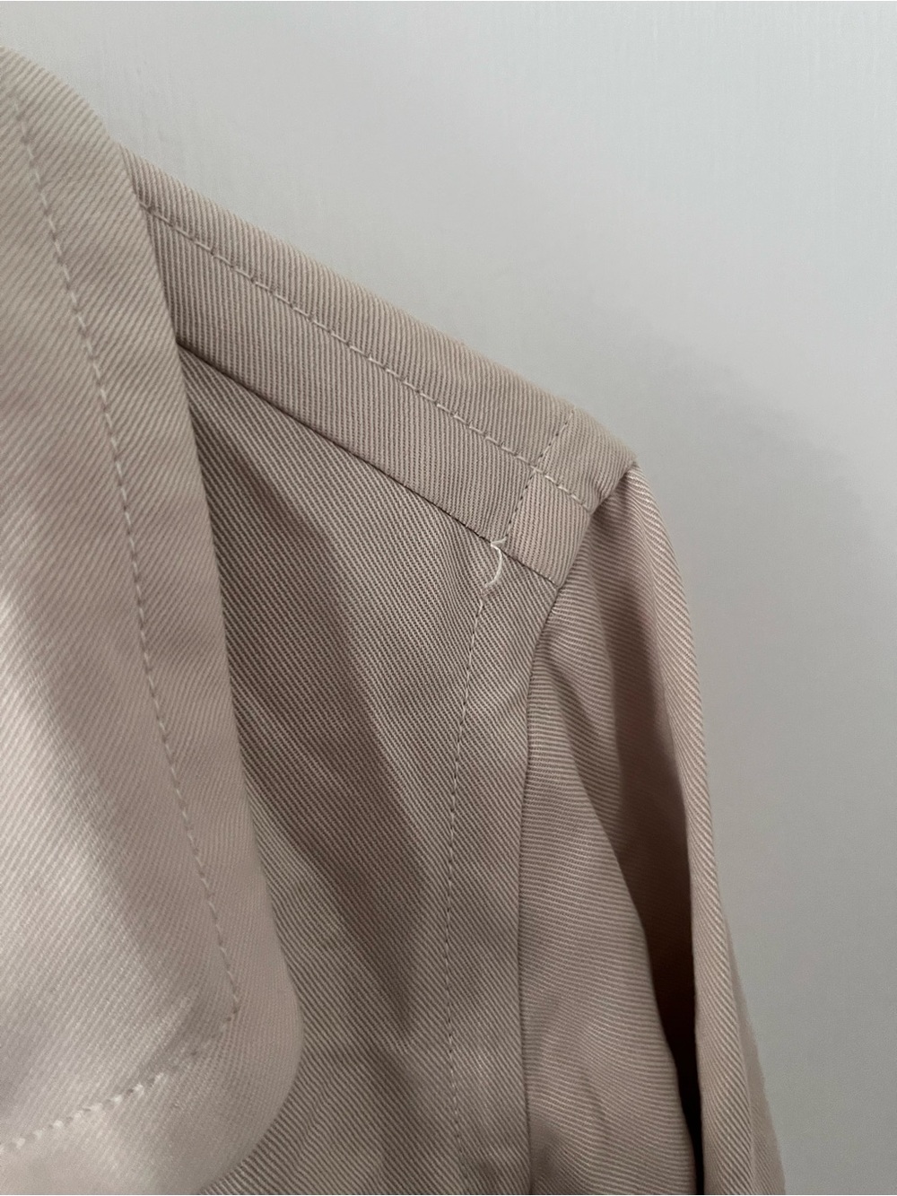 Everlane Women’s Drape Trench Coat Khaki Double Breasted Lyocell Size XS - Picture 4 of 15